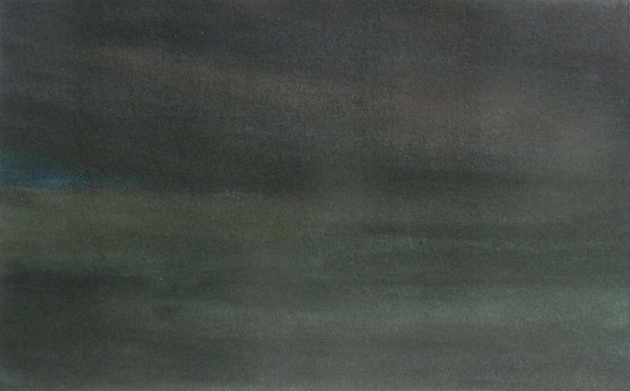 Crépuscule, encres sur papier, ht18 x 26 cm