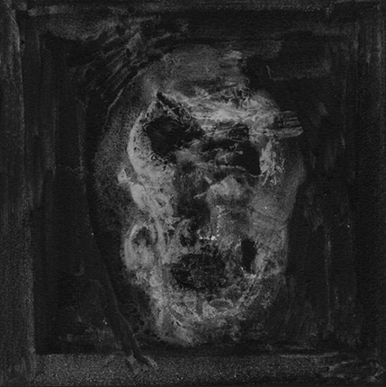 Fantôme, graphite sur papier, 15 x 15 cm